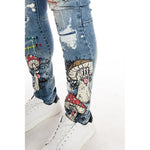 Mushroom  Fashion Jeans Meteor Blue - Smoke Rise