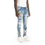 Mushroom  Fashion Jeans Meteor Blue - Smoke Rise