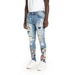 Mushroom  Fashion Jeans Meteor Blue - Smoke Rise