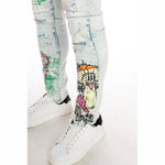 Mushroom  Fashion Jeans Plaster Blue - Smoke Rise