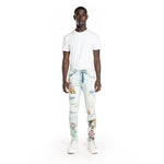 Mushroom  Fashion Jeans Plaster Blue - Smoke Rise
