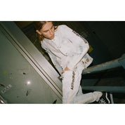 Smoke Rise Overspray Fashion Jeans- Opaque Blue