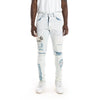 Overspray Fashion Jeans Opaque Blue - Smoke Rise
