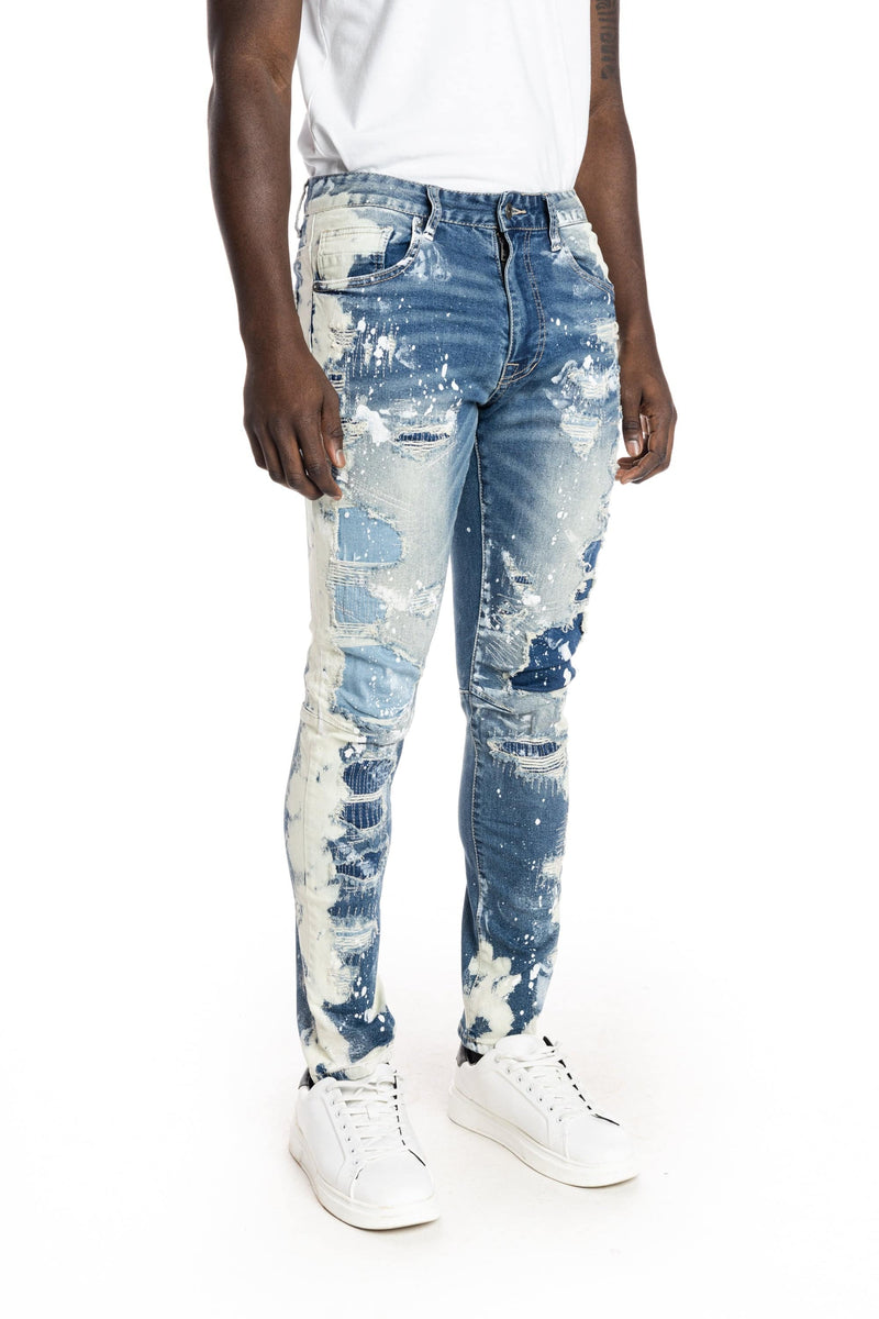 Bleach Fashion Jeans Marshall Blue - Smoke Rise