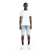 Smoke Rise Basic Jean Shorts - Turner Blue