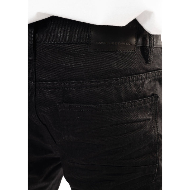 Basic Denim Short Jet Black - Smoke Rise