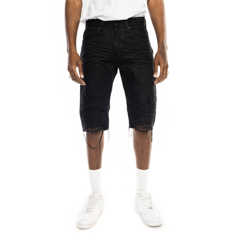 Basic Denim Short Jet Black - Smoke Rise