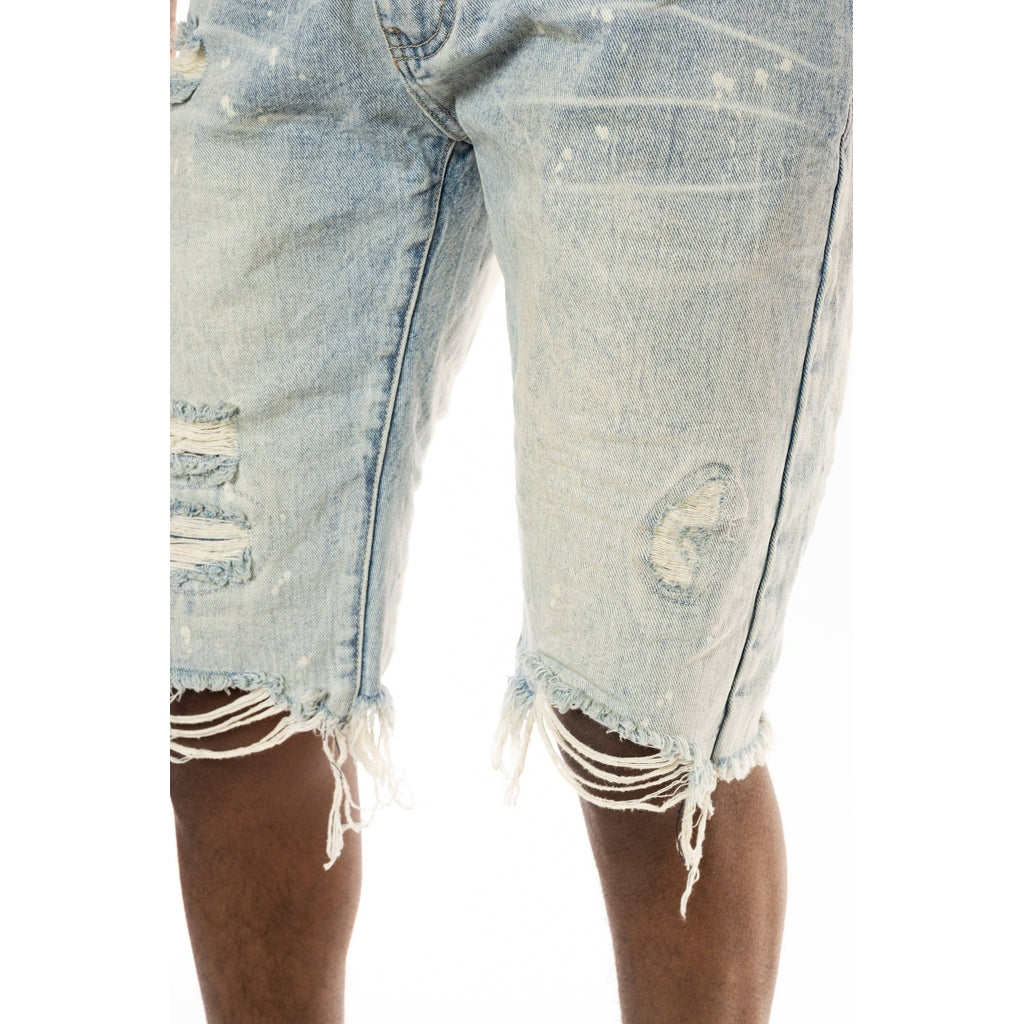 Smoke Rise Basic Jean Shorts - Suffolk blue