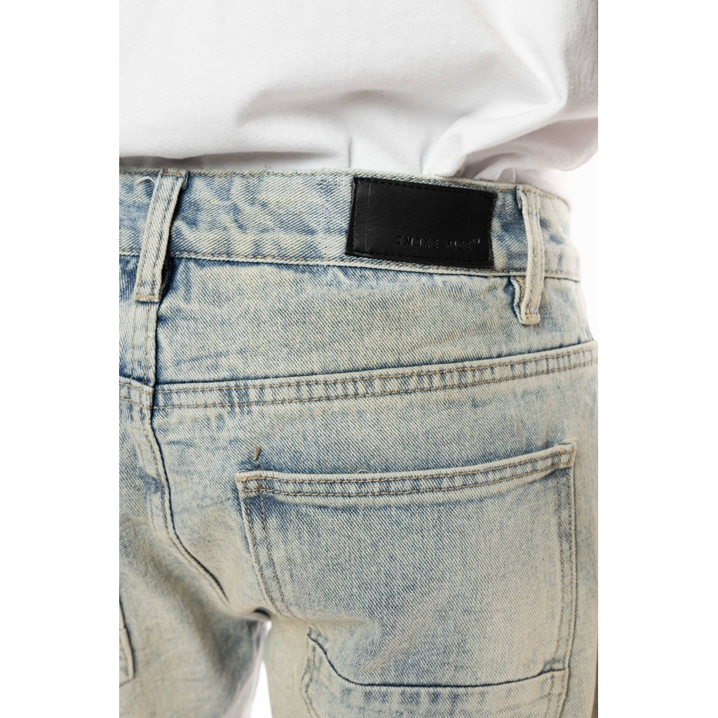 Smoke Rise Basic Jean Shorts - Suffolk blue