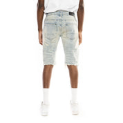 Smoke Rise Basic Jean Shorts - Suffolk blue