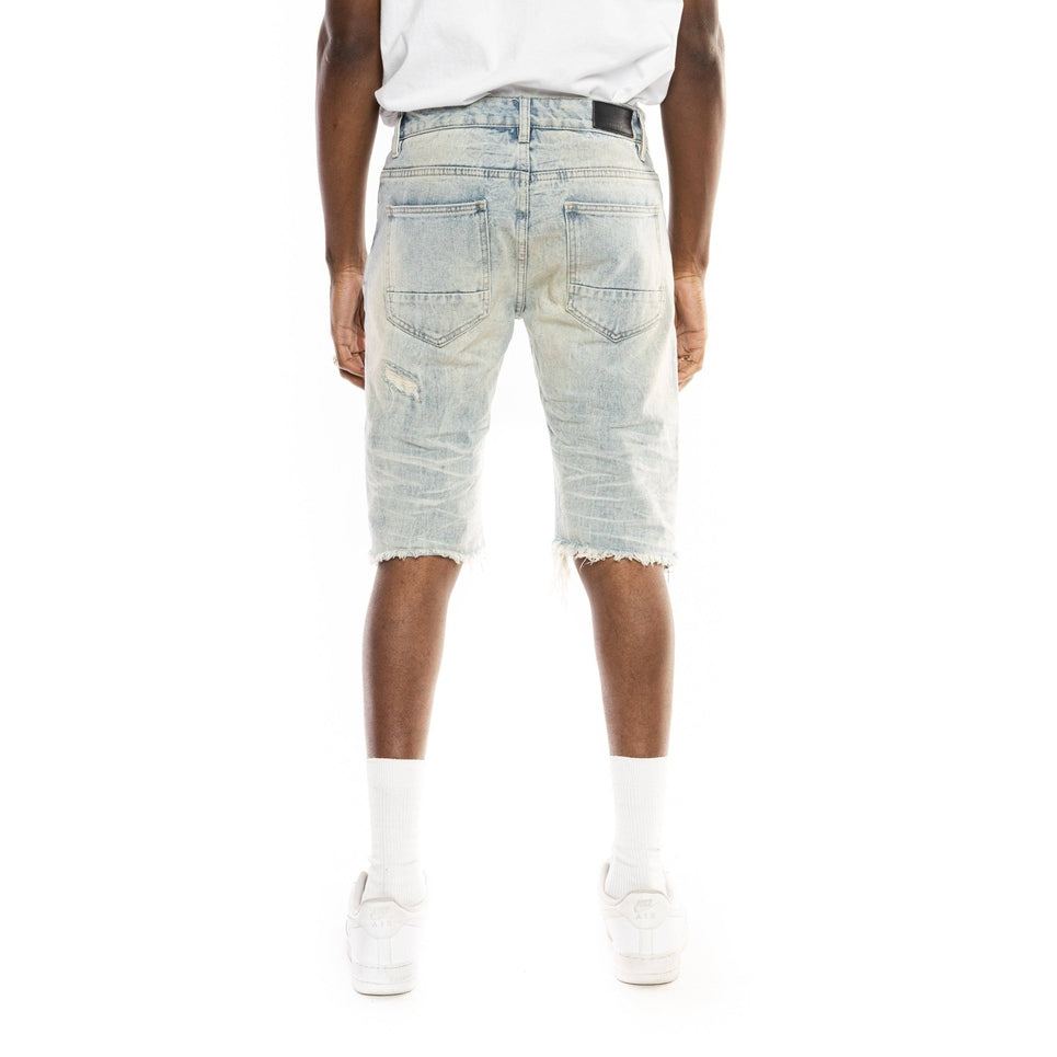 Smoke Rise Basic Jean Shorts - Suffolk blue