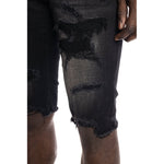 Ripoff Semi Basic Denim Short Dusty Black - Smoke Rise