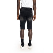 Smoke Rise Ripoff Semi Basic Jean Shorts - Dusty Black