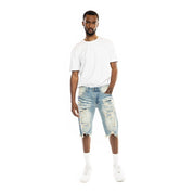 Smoke Rise Ripoff Semi Basic Jean Shorts - Heritage Blue