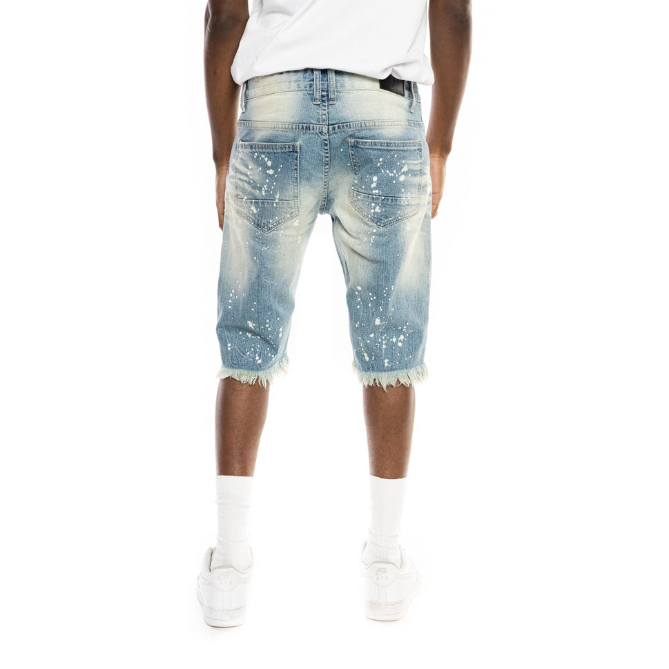 Smoke Rise Ripoff Semi Basic Jean Shorts - Heritage Blue