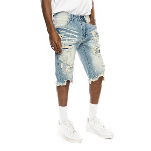 Ripoff Semi Basic Denim Short Heritage Blue - Smoke Rise