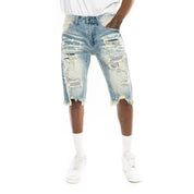 Smoke Rise Ripoff Semi Basic Jean Shorts - Heritage Blue