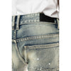 Ripoff Semi Basic Denim Short Hyster Blue - Smoke Rise