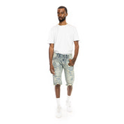 Smoke Rise Ripoff Semi Basic Jean Shorts - Hyster Blue