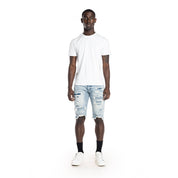 Smoke Rise Ripoff Semi Basic Jean Shorts - Mizu Blue