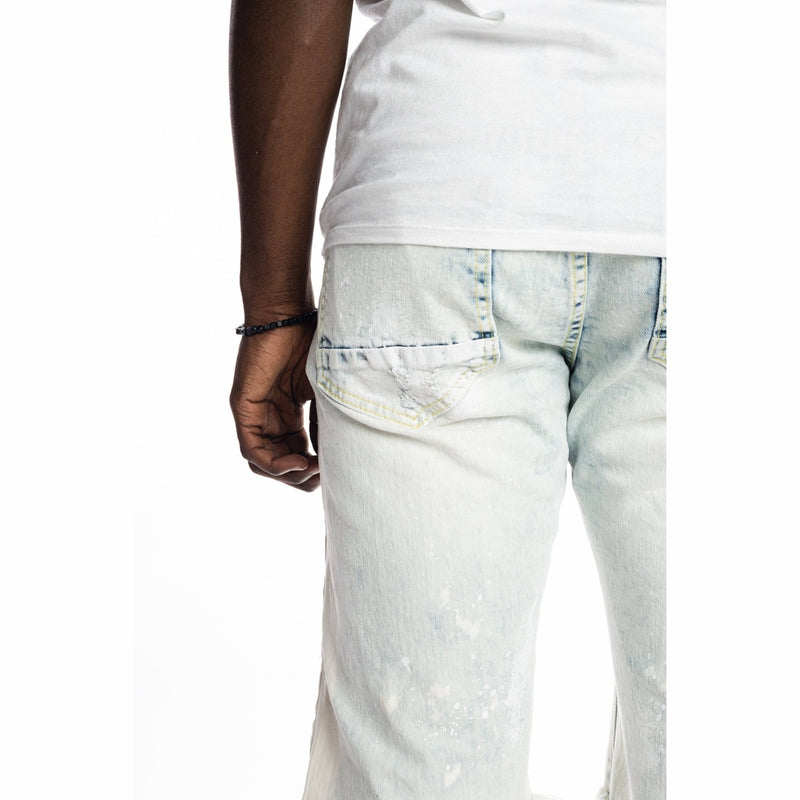 Ripoff Fashion Denim Short Tide Blue - Smoke Rise