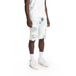Ripoff Fashion Denim Short Tide Blue - Smoke Rise