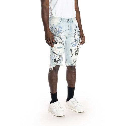 Scorpion Fashion Denim Short Speckle Blue - Smoke Rise
