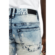 Smoke Rise Utility Fashion Jean Shorts - Harvey Blue