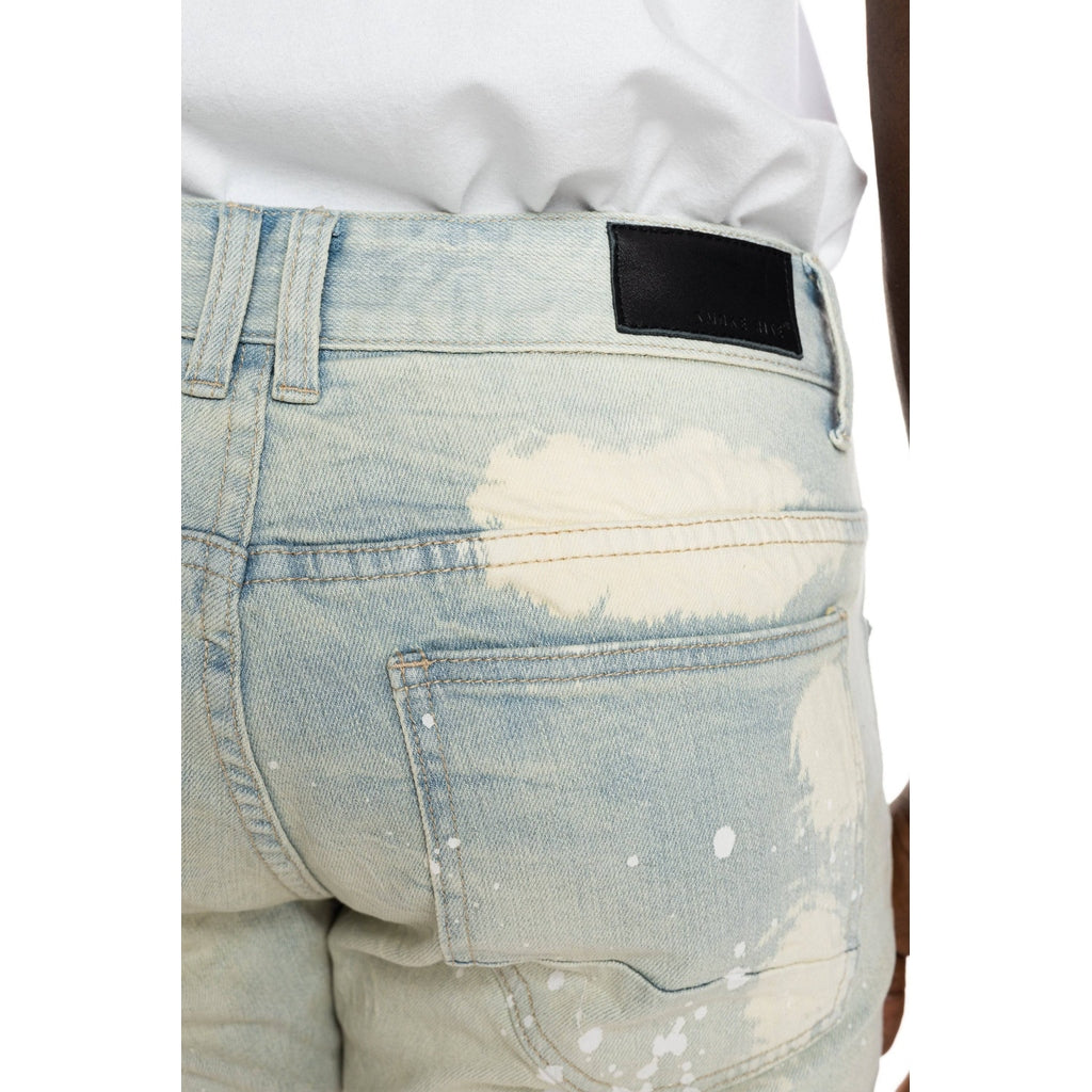 Smoke Rise Utility Fashion Jean Shorts - Norwich Blue