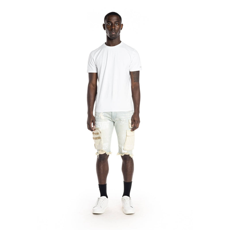Utility  Fashion Denim Short Norwich Blue - Smoke Rise
