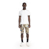Printed Fashion Twill  Cargo Short Neutral Camo - Smoke Rise