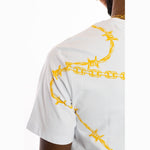 Big and Tall Mixed Media Fashion Tee - Smoke Rise