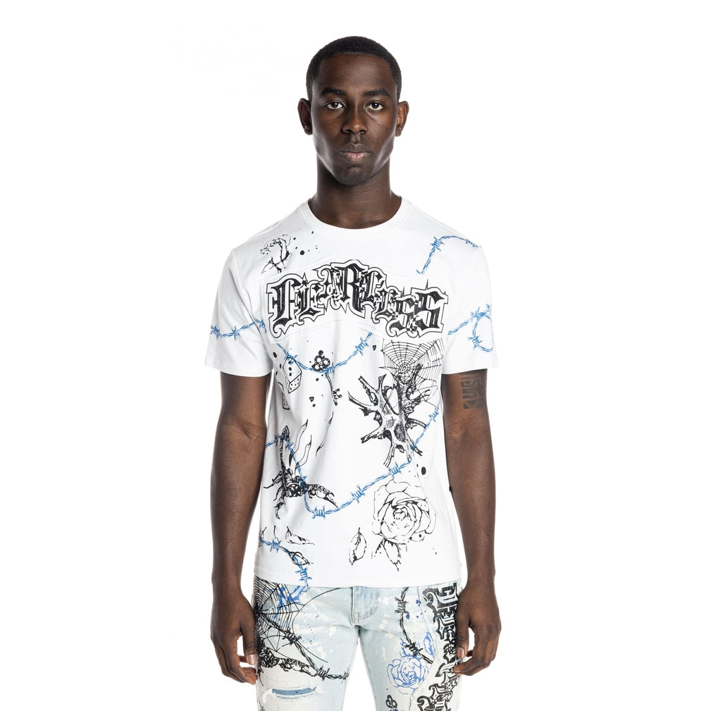 Smoke Rise Scorpion Fashion Tee - White