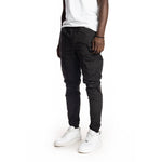 Multipocket Cargo Nylon Pant Black - Smoke Rise