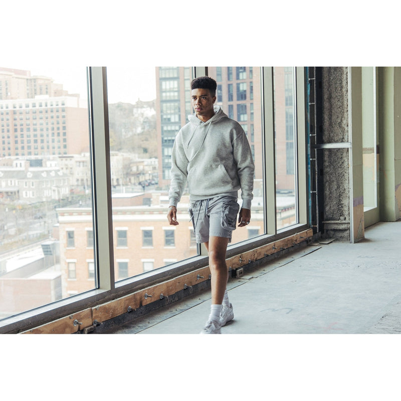 Printed Utility Fashion Shorts Light Grey - Smoke Rise