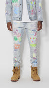 Multi Color Fashion Jeans