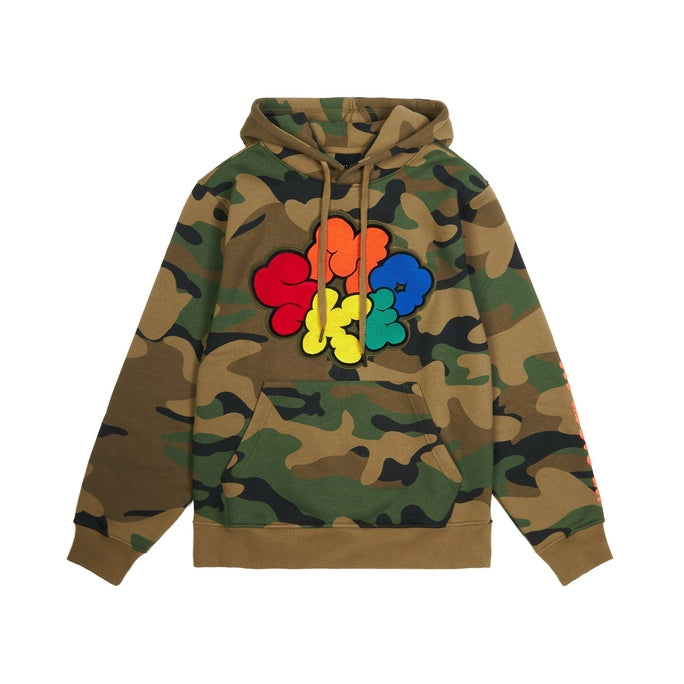 Graphic Pullover Fleece Hoodie