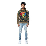 Graphic Pullover Fleece Hoodie