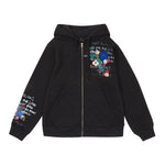 Graphic Zip Up Fleece Hoodie