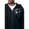 Graphic Zip Up Fleece Hoodie