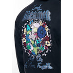 Graphic Zip Up Fleece Hoodie