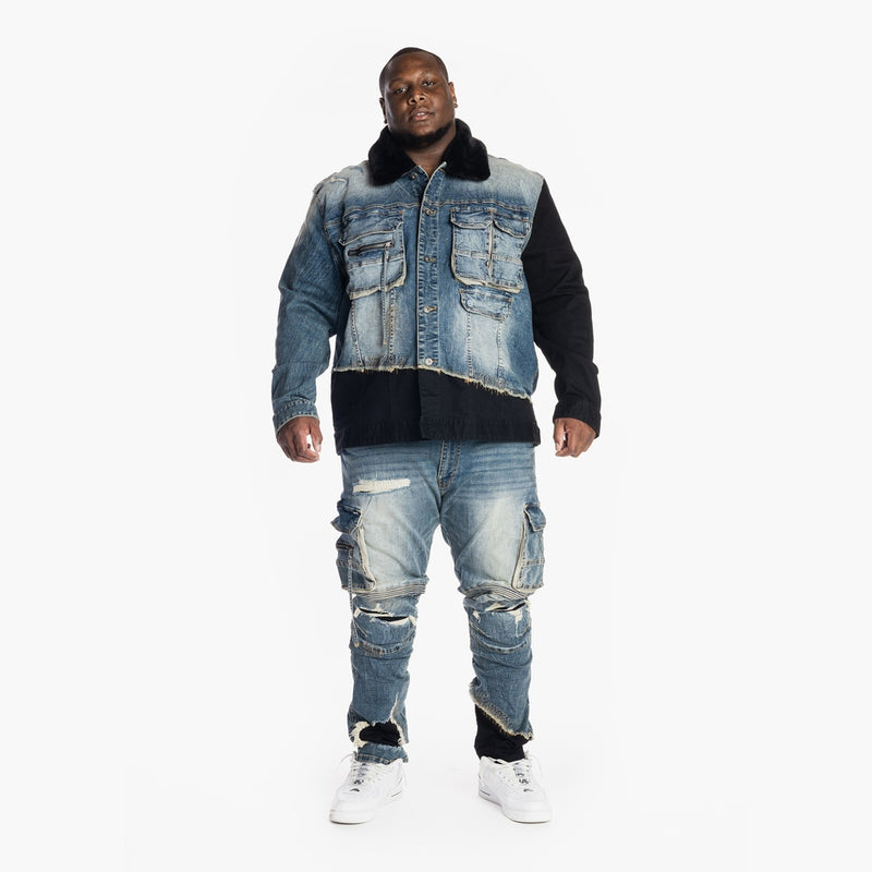 Utility Fashion Jeans Elysian Blue - Smoke Rise