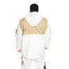 Big and Tall Utility Fashion Cargo Jacket With Hood Cream - Smoke Rise