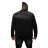 Big And Tall Overspray Utility Denim Jacket - Smoke Rise