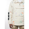 Hand Painted Utility Twill Anorak Jacket
