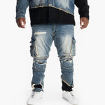 Utility Fashion Jeans Elysian Blue - Smoke Rise