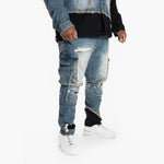 Utility Fashion Jeans Elysian Blue - Smoke Rise