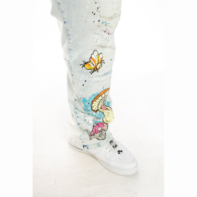 Big And Tall Mushroom  Fashion Jeans - Smoke Rise