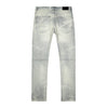 Rip & Repaired Lightning Washed Denim Jeans