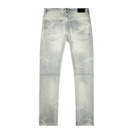 Rip & Repaired Lightning Washed Denim Jeans